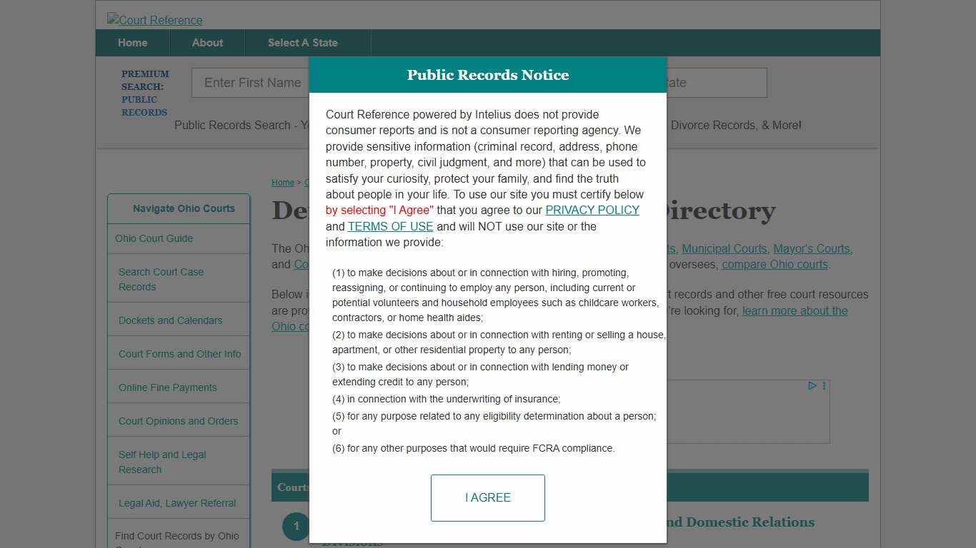 Defiance County Ohio Court Directory | CourtReference.com