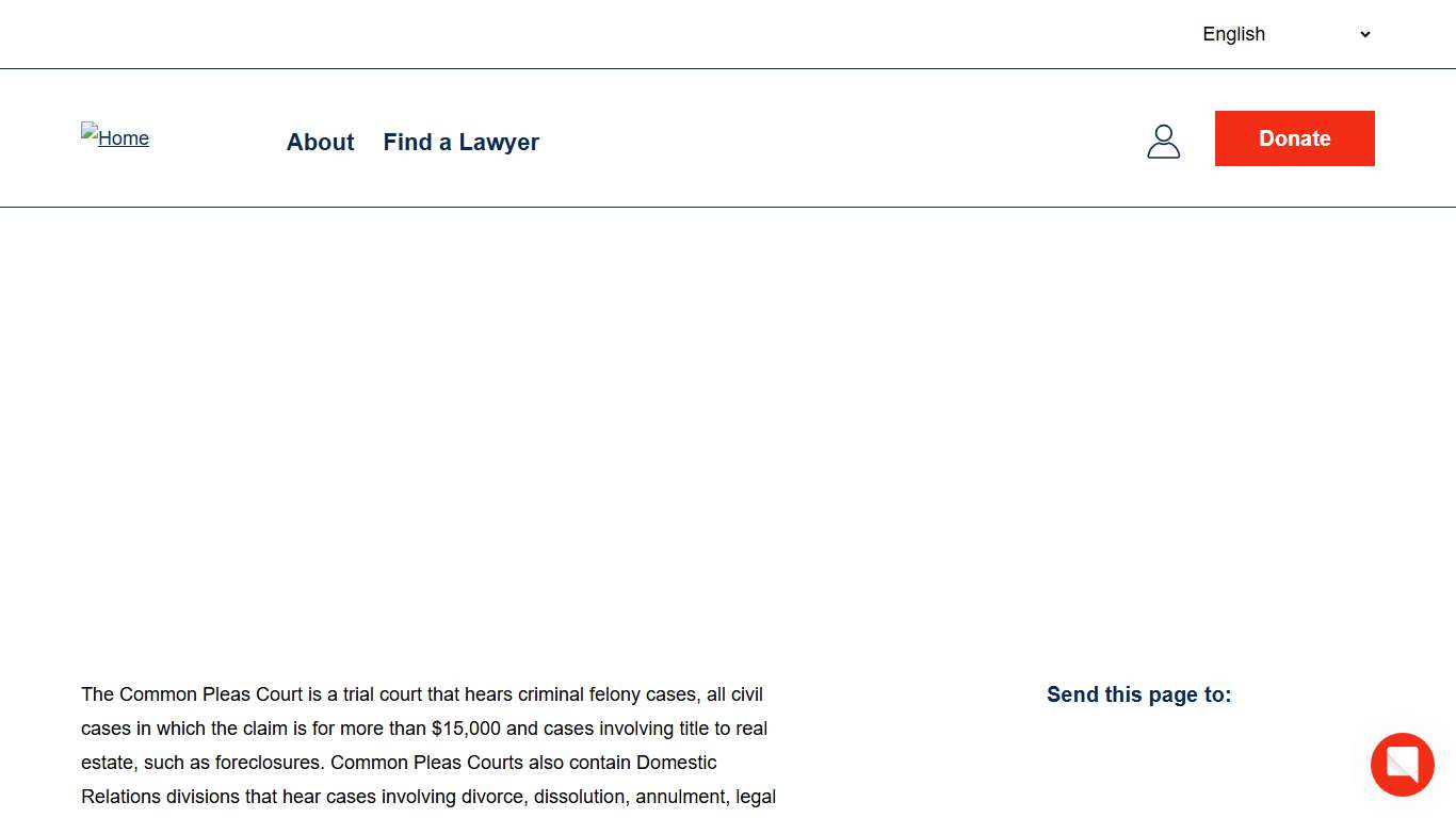 Defiance County Common Pleas Court | Ohio Legal Help